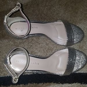 Lightly Used Kelly & Katie Glitter Heeled Sandals